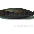 Tiger Ebony Long Twist Wood Beads 14x55mm